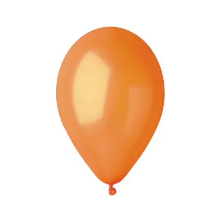 Balony metaliczne pomarańczowe 100szt.